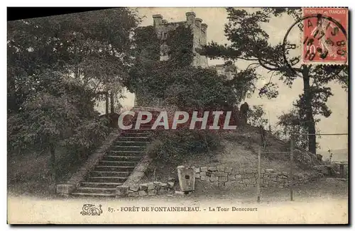 Cartes postales Foret De Fontainebleau La tour Denecourt