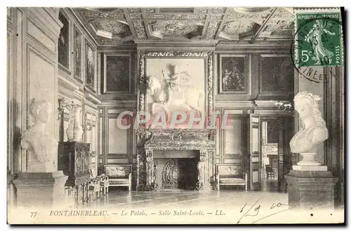 Cartes postales Palais De Fontainebleau Salle Saint louis Cheval