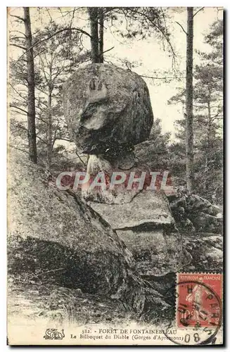 Ansichtskarte AK Foret De Fontainebleau Le Bilboquet du Diable