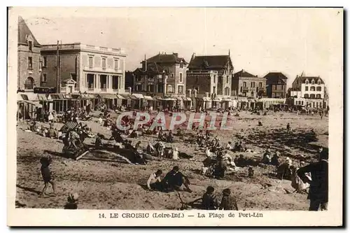 Ansichtskarte AK Le Croisic La Plage de Port Lin