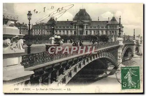 Cartes postales Lyon Le Pont de L&#39Universite