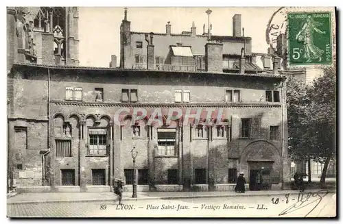 Cartes postales Lyon Place Saint Jean Vestiges Romains