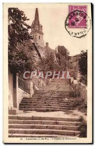 Cartes postales Lannion L'Escalier de Brelevenez