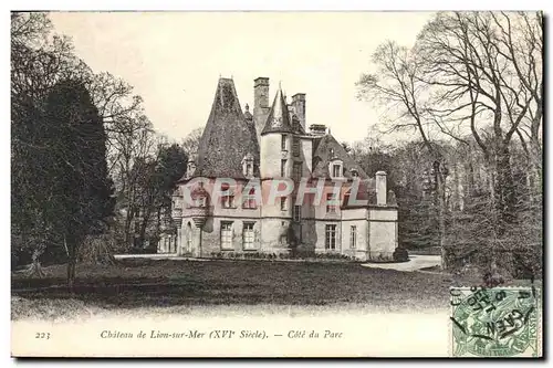 Ansichtskarte AK Chateau de Lion sur Mer Cote du parc