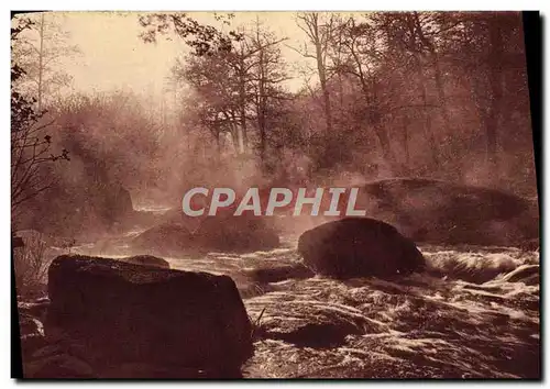 Cartes postales moderne La Galne riviere immortalisee par le peintre Corot