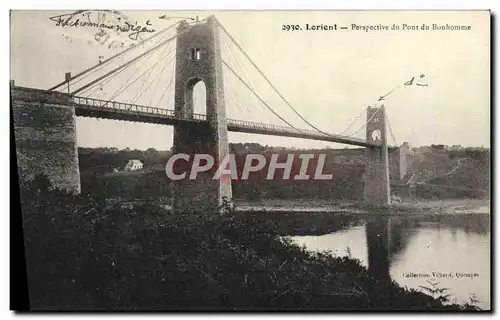 Cartes postales Lorient Perspective du Pont du Bonhomme