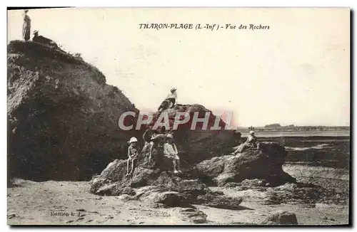 Cartes postales Tharon Plage Vue des Rochers