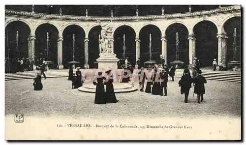 Ansichtskarte AK Versailles Bosquet de la Colonnade Un Dimanche de Grandes Eaux