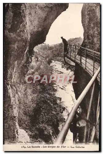 Cartes postales Gorges du Fier Les galeries