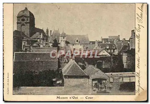 Cartes postales Maison D&#39Oze Cour