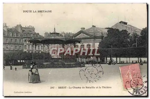 Ansichtskarte AK Brest Le Champ de Bataille et le Theatre