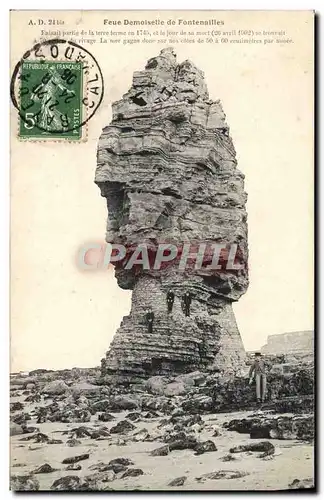 Ansichtskarte AK Feue demoiselle de Fontenailles