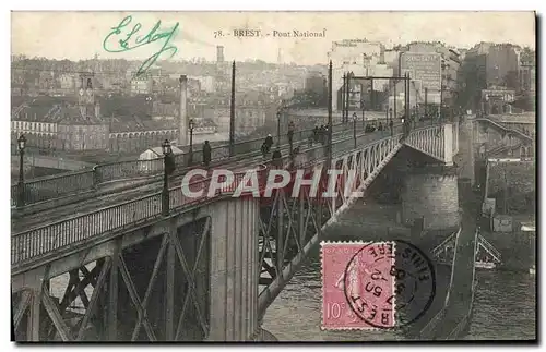 Cartes postales Brest Pont National