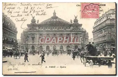 Cartes postales Paris Opera