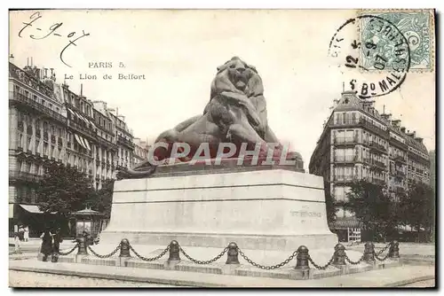 Cartes postales Paris Le Lion de Beifort