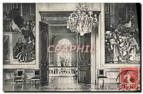 Cartes postales Palais de Compiegne Salon de la chapelle