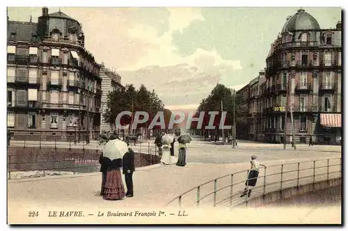 Ansichtskarte AK Le Havre Le Boulevard Francois 1er