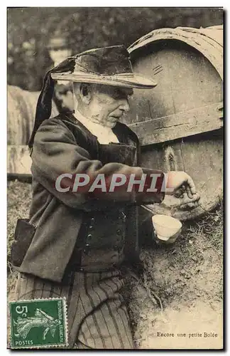 Ansichtskarte AK Encore une petite bolee Folklore Bretagne