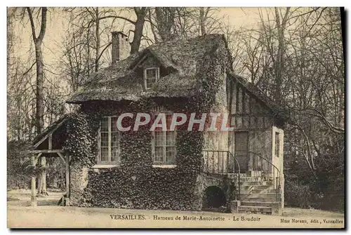 Cartes postales Versailles Hameau de Marie Antoinette Le boudoir