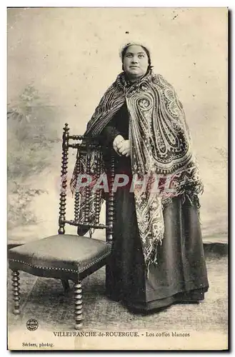 Cartes postales Villefranche de Rouergue Los Coffos Blancos Folklore
