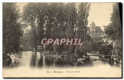 Cartes postales Montigny Vue Du Pont