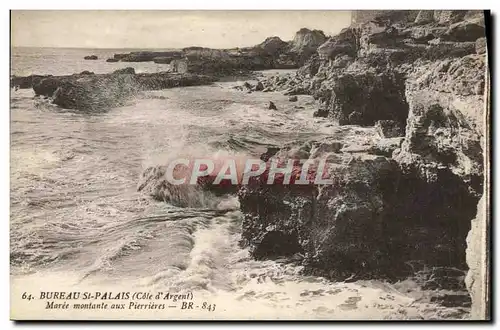 Cartes postales Bureau St Palais Maree Montante aux Pierrierres