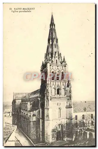 Cartes postales Saint Maixent Eglise Paroissiale