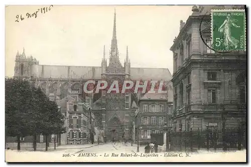 Cartes postales Amiens La Rue Robert de Luzarches