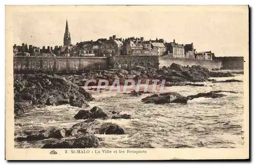 Cartes postales St Malo La Ville et les Remparts