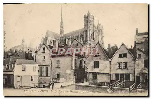 Cartes postales Le Vieil Amines La Place des Huchers et le pont Piperesse