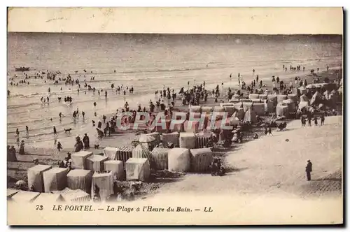 Cartes postales Le Portel La Plage a L&#39Heure du Bain