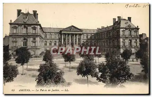 Cartes postales Amiens Le Palais de Justice