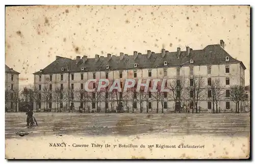 Ansichtskarte AK Nancy Caserne Thiry 3eme bataillon du 20eme regiment d&#39infanterie Militaria
