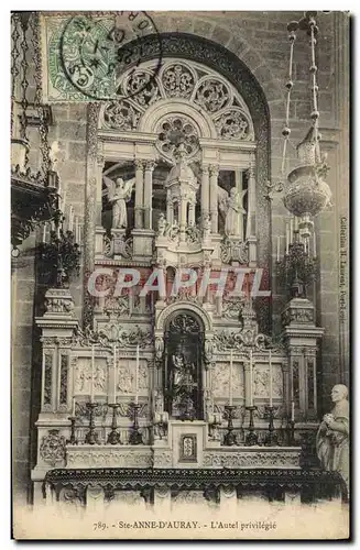 Cartes postales Ste Anne D'Auray L'Autel Privilegie