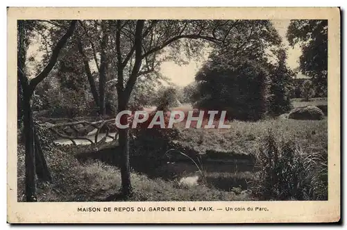 Ansichtskarte AK Maison De Repos Du Garden De La Paix Un coin du parc