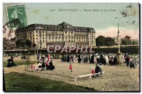 Cartes postales Deauville Royal Hotel et le Jardin