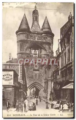 Cartes postales Bordeaux La Tour de la Grosse Cloche Maison Riquard