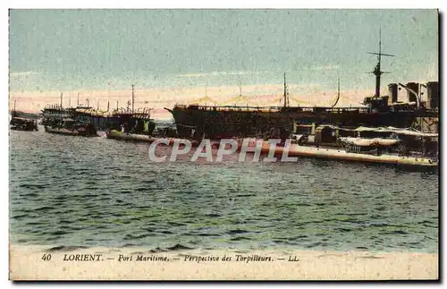 Cartes postales Lorient Port Maritime Bateaux