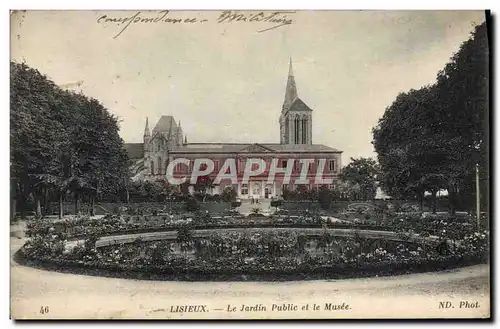 Ansichtskarte AK Lisieux Le Jardin Public et le Musee