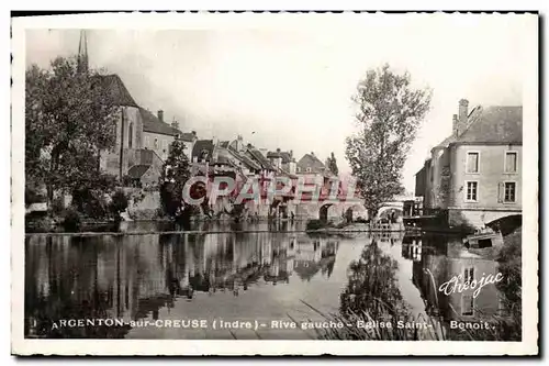 Cartes postales Argenton Sur Creuse Rive gauche Eglise Saint Benoit
