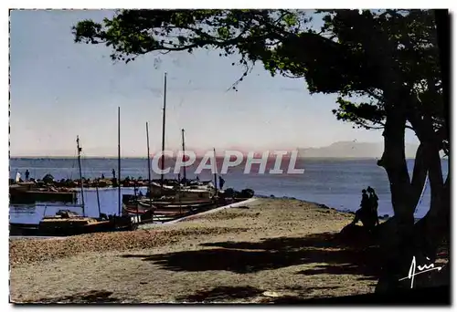 Moderne Karte Presqu&#39ile de Giens La Capte le port