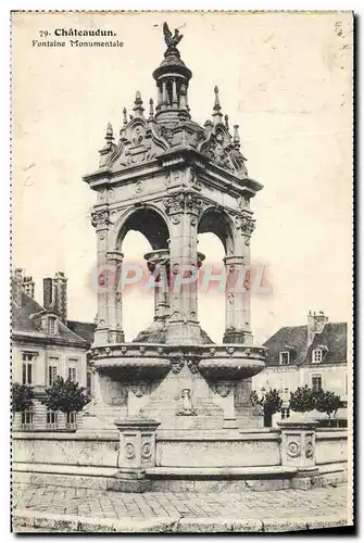 Ansichtskarte AK Chateaudun Fontaine Monumentale