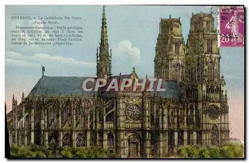 Cartes postales Orleans La cathedrale Ste Croix
