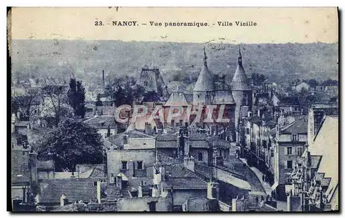 Cartes postales Nancy Vue Panoramique Ville Vieille