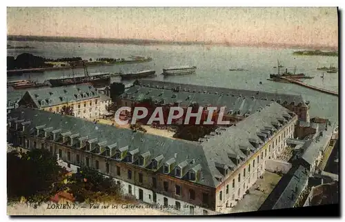 Cartes postales Lorient Vue sur les Casernes des equipages de la flotte