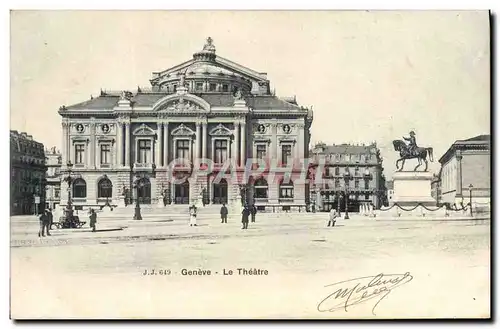 Cartes postales Geneve Le Theatre