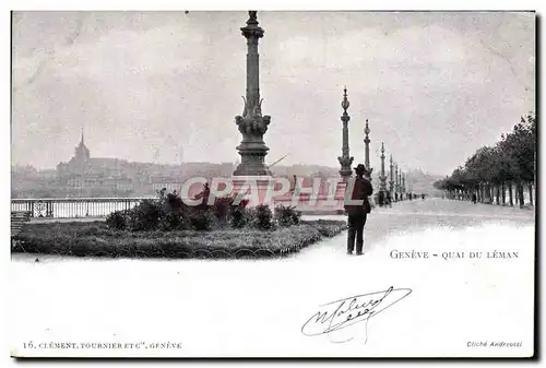 Cartes postales Geneve Quai Du Leman