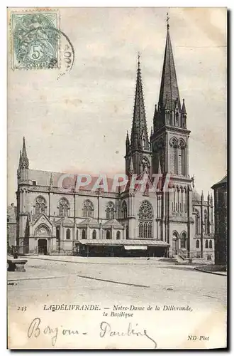 Cartes postales La Delivrande Notre Dame de la Delivrande La basilique