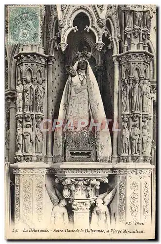 Cartes postales La Delivrande Notre Dame de la Delivrande La vierge miraculeuse