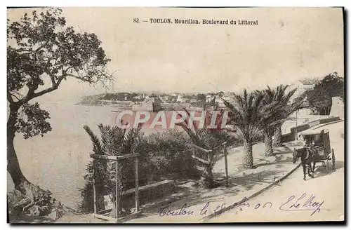Cartes postales Toulon Mourillon Boulevard du Littoral